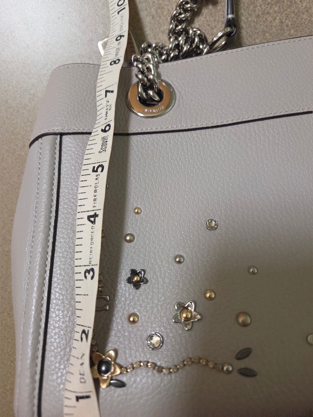 Coach Brooke Carryall with Crystal rivets - Picture 9 of 12